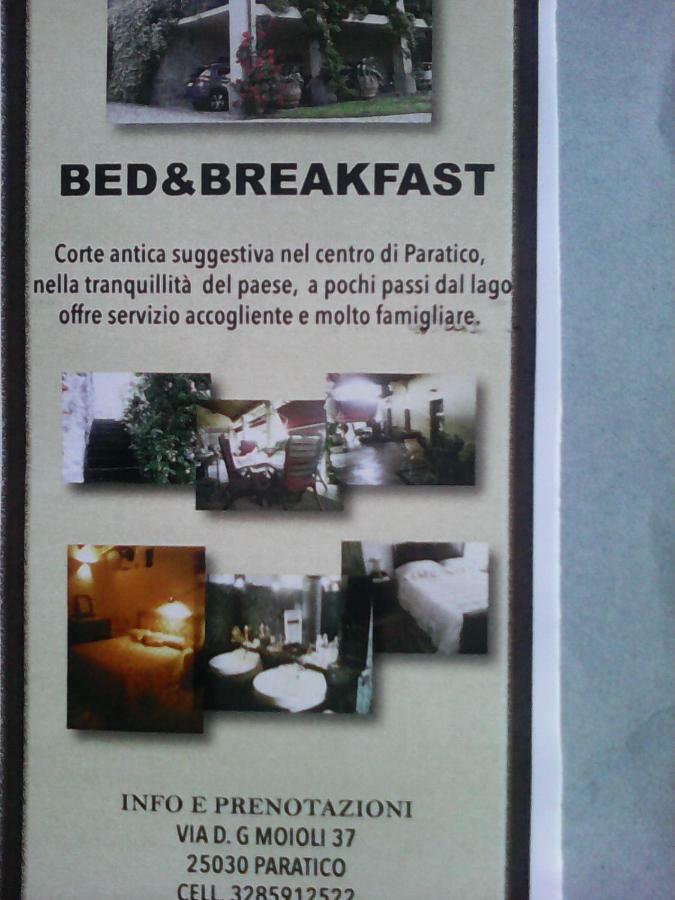 Bed and Breakfast Ca Bobe Paratico Exterior foto